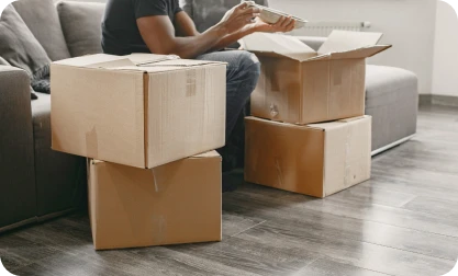 Caixa de envio de papelão kraft