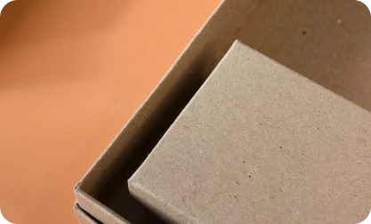 Caixa de papelão kraft modelo RSC padrão